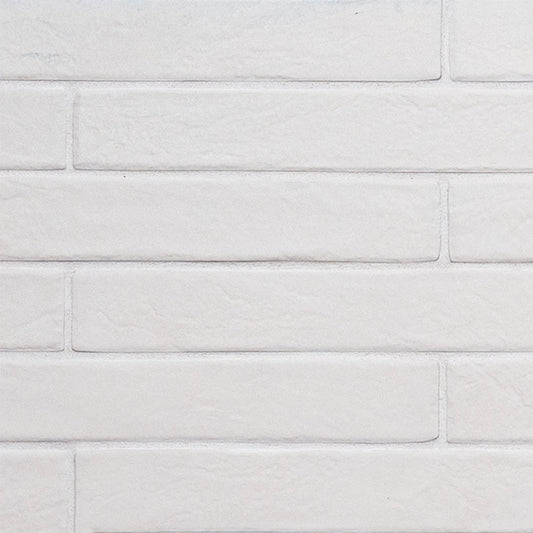 2x18 Brickstone Natural-Look Matte Textured Faux Brick Tile