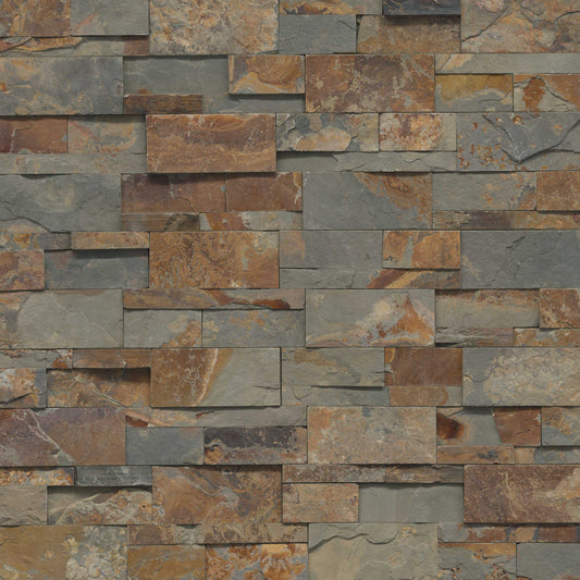 9x24 California Natural-Look Matte Textured Slate Tile